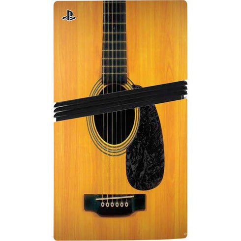 Wood Guitar PS5 Pro Console Skin